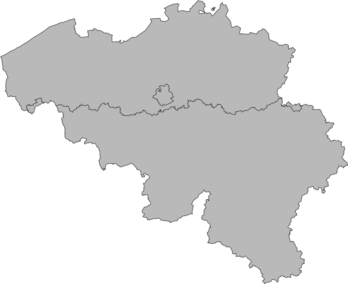 Map of Belgium